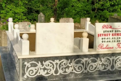 Cnc İşlemeli Çiftli Mezar